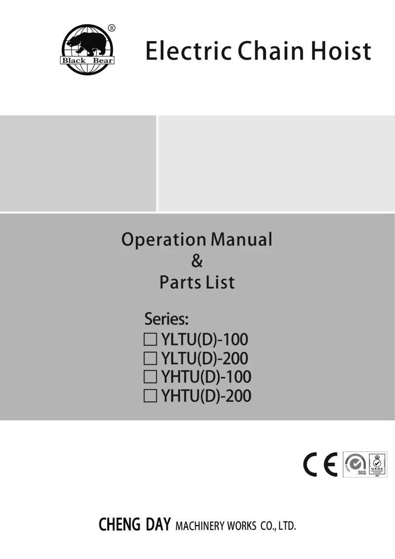 Electric Chain Hoist Low Headroom-160 series-BB